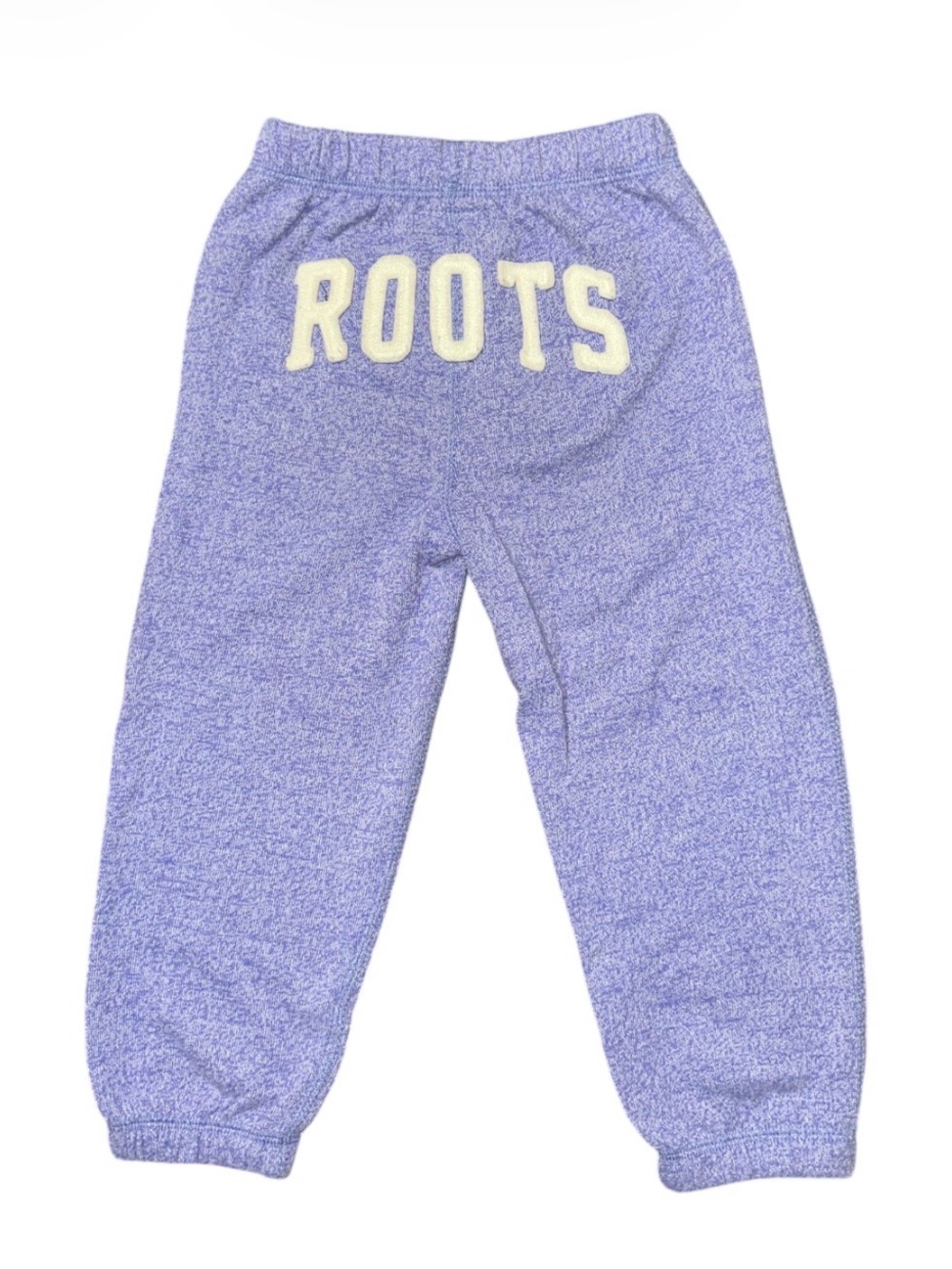 Roots Girls' Lavender Marled Sweatpants with Logo